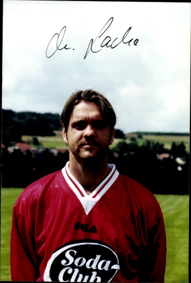 Autograph card footballer Christian Lache, SV Wehen Wiesbaden, autograph