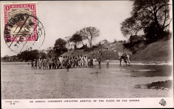 Ak Sudan, An Annual Ceremony awaiting arrival of the Flood on the Dinder