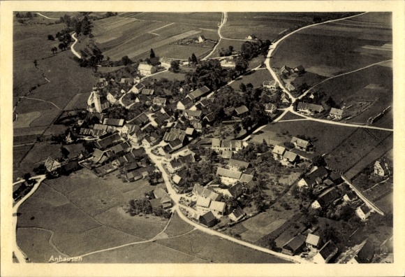 KP Anhausen w Westerwaldzie, zdjęcie lotnicze