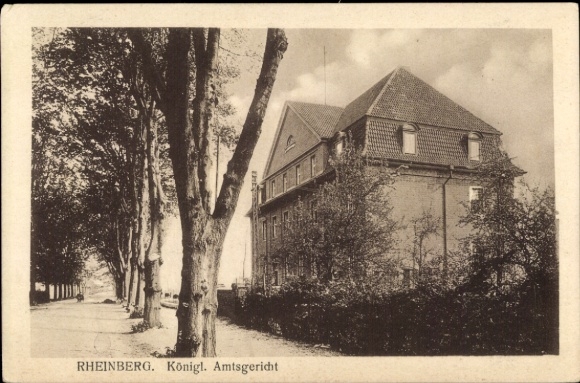 Ak Rheinberg am Niederrhein, Königliches Amtsgericht