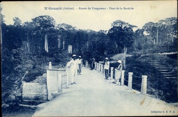 CPA N'Gounié Gabon, Route de Fongamou, Pont de la Bardole