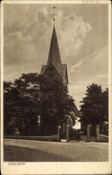 Ak Kropp in Schleswig, Kirche