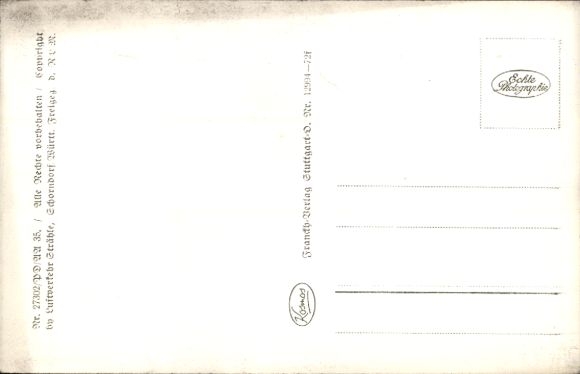 Postcard Herrsching am Ammersee, aerial photograph, Reich Finance School