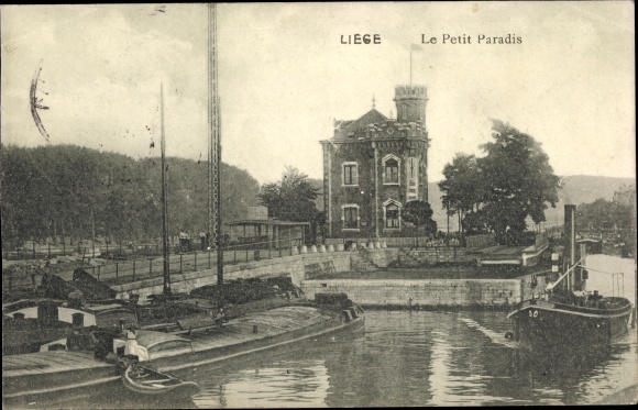 Postcard Liège Lüttich Wallonien, The Little Paradise