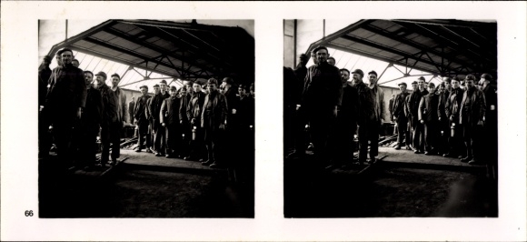 Stereo spatial image photo &quot;The NS model companies&quot;, III 66, No. 376, Sophia Jacoba hard coal mine
