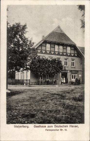 Postcard Steyerberg Lower Saxony, Gasthaus zum Deutschen Hause