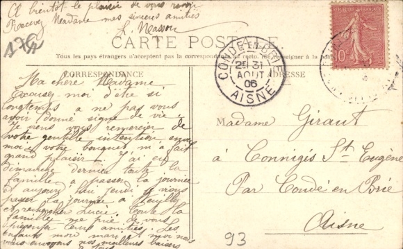 Postcard Neuilly Plaisance Seine Saint Denis, Avenue Victor Hugo