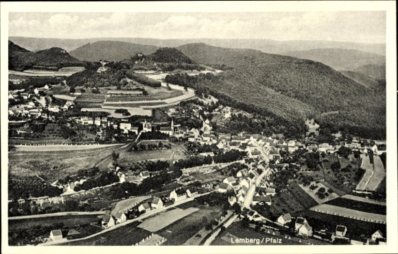 Postcard Lemberg in the Palatinate, view of Lemberg in the Palatinate