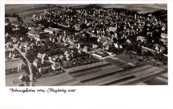 Postcard Bönnigheim in Württemberg, aerial photograph