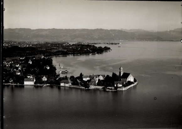Foto Wasserburg am Bodensee Schwaben, Fliegeraufnahme
