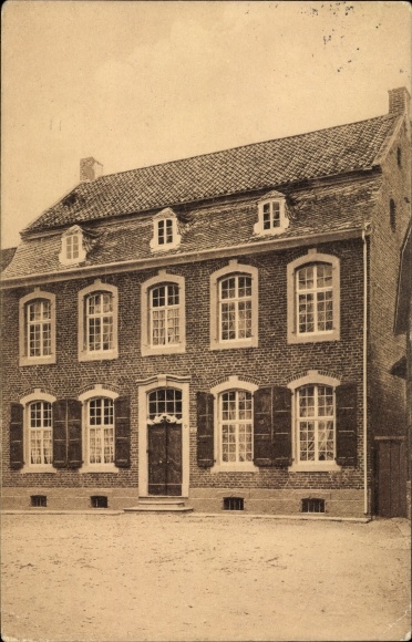 PC Beeck Wegberg in the district of Heinsberg, view of a house