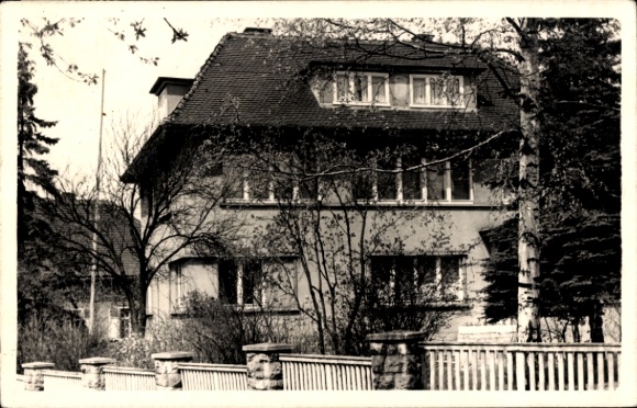 Foto Ak Weißenfels an der Saale, Hausansicht