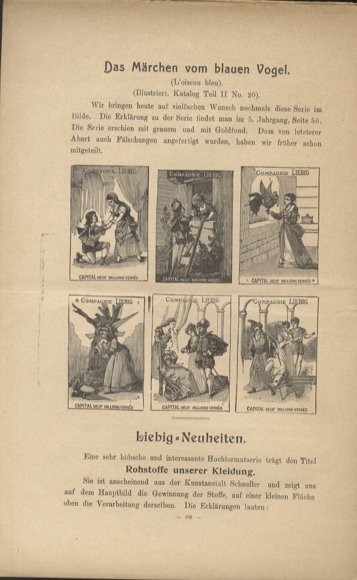 Liebig pictures newspaper advertising Dreser issue 11, volume 12, 1907