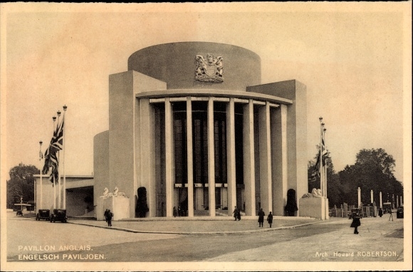 KP Bruksela, Wystawa Światowa 1935, Pawilon Angielski, Engelsch Paviljoen