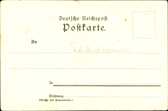 Artist Chromo-Litho Mutter, K., Marxzell in Baden Württemberg, Frauenalb