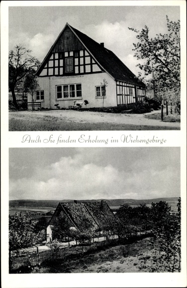 Ak Schlingdorf Buer Melle in Niedersachsen, Waldhaus Stuckenberg, Pension, Haus Klehr