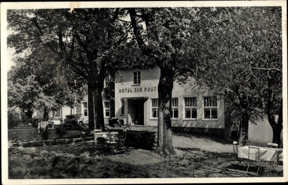 Postcard Hardert in the Westerwald, Hotel zur Post