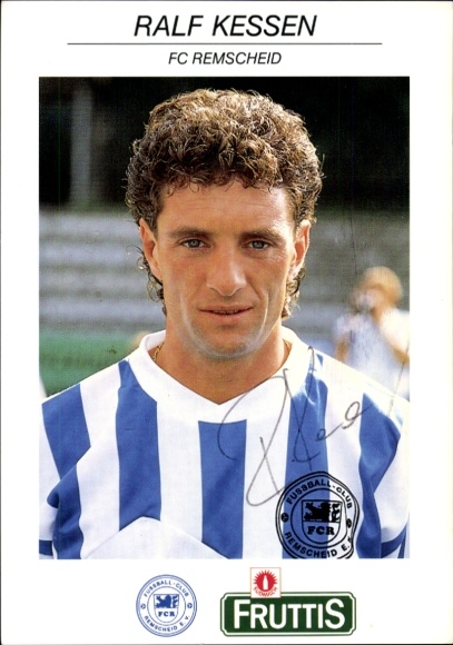 Autograph card footballer Ralf Kessen, FC Remscheid, autograph