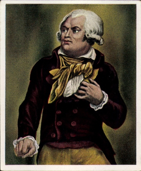 Collector's picture The Greats of World History Group 5 No. 101, Danton, French Revolution