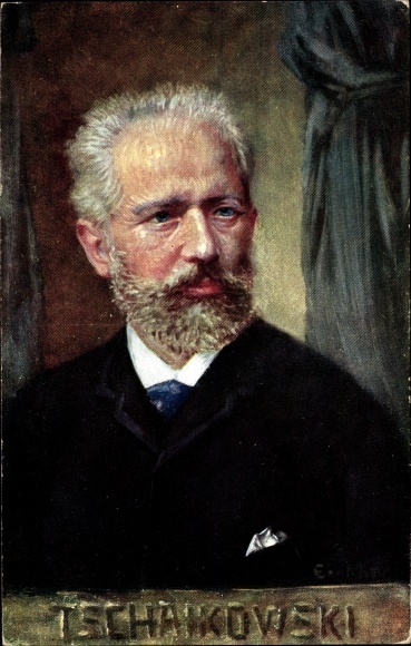 Künstler Ak Eichhorn, Komponist Pjotr Iljitsch Tschaikowski, BKWI 874 23