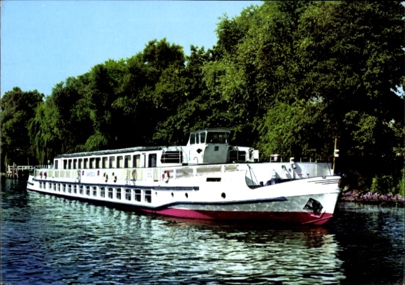 Ansichtkaart VEB (K) Transportbedrijf Potsdam, Witte Vloot, MS Sanssouci