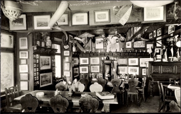 PC Heidelberg am Neckar, inn at the red ox, interior view