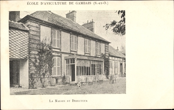Ak Gambais Yvelines, La Maison du Directeur, Ecole d'Agriculture