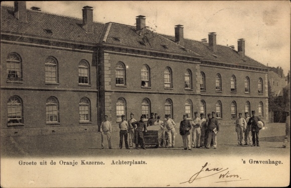 Ak&#39;s Gravenhage The Hague South Holland, Oranje Kazerne, Achterplaats