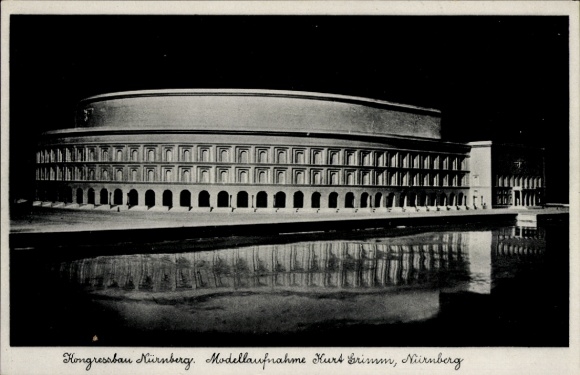 Ak Nürnberg in Mittelfranken, Kongressbau, Modell