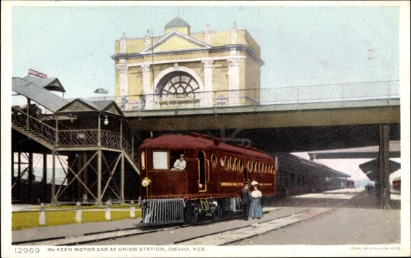 PC Omaha Nebraska USA, McKeen Motor Car, Union Station