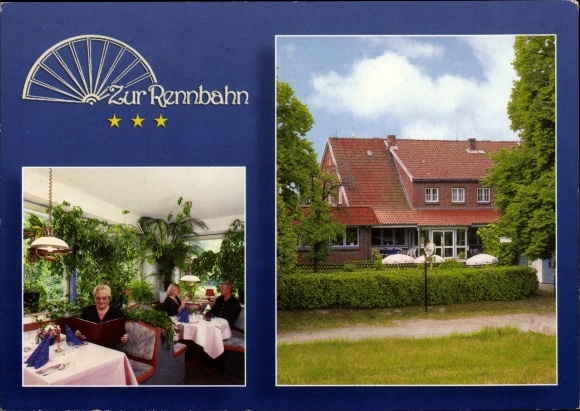 Ak Stove Drage an der Elbe, Gasthof Zur Rennbahn