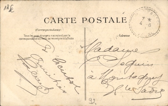 Postcard politicians, Mr. Berteaux, General Roques, Mr. Blériot, Issy les Moulineax