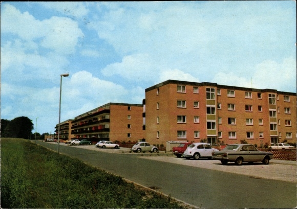 PC Tostedt in Lower Saxony, street view, automobiles