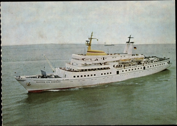 Ak scheepswapen van Hamburg, HADAG-Seetouristik