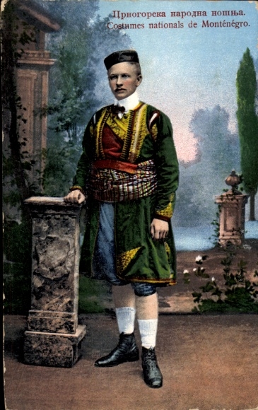 PC Montenegro, man in national costume