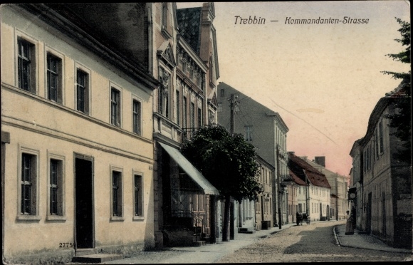 Ak Trebbin in de wijk Teltow Fläming, Commander Street