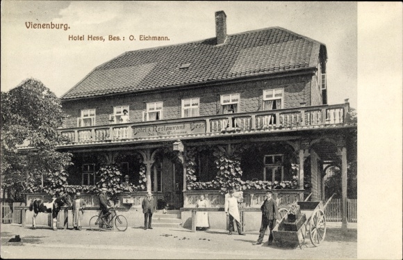 Ak Vienenburg Goslar am Harz, Hotel Hess