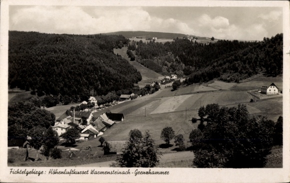 Ak Warmensteinach Grenzhammer Oberfranken Bayern, Panorama