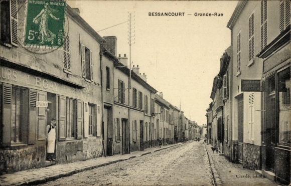 Ak Bessancourt Val-d'Oise, Grande Rue