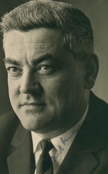 Foto Ak Politiker Horst Ehmke, Portrait, Autogramm