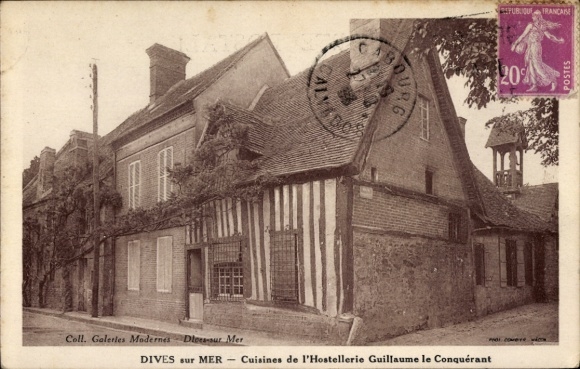 Ak Dives sur Mer Calvados, Hostellerie Guillaume le Conquerant, Cuisines