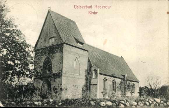 Ak Ostseebad Koserow auf Usedom, Kirche
