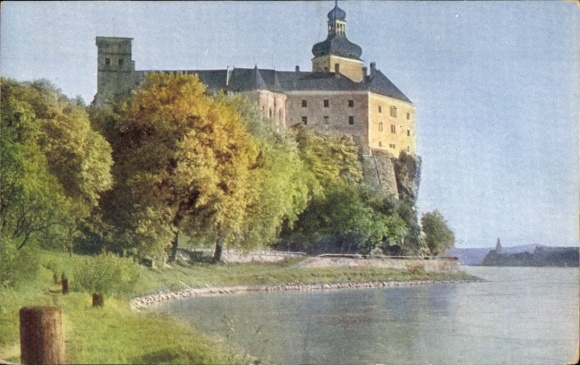 Postcard Persenbeug Gottsdorf an der Donau Lower Austria, Persenbeug Castle