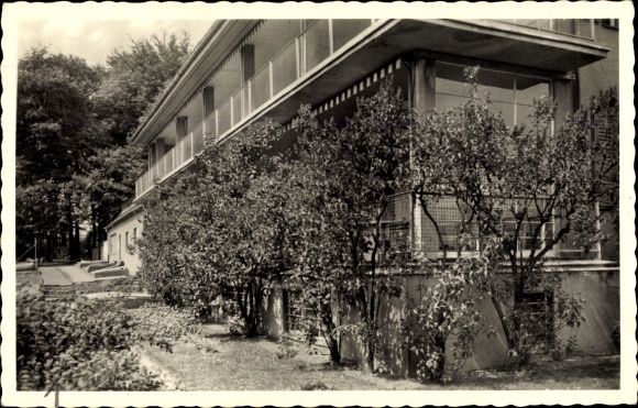 Postcard Steimel in the Westerwald, children&#39;s convalescent home of the federal railway social work in Cologne