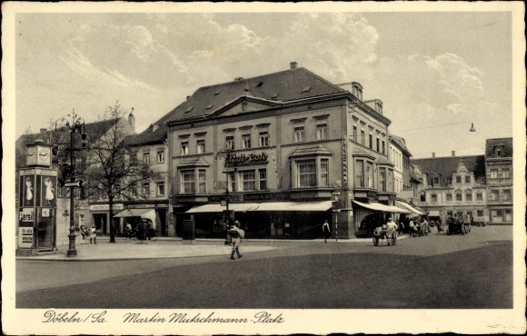 Ak Döbeln in Sachsen, Martin-Mutschmann-Platz
