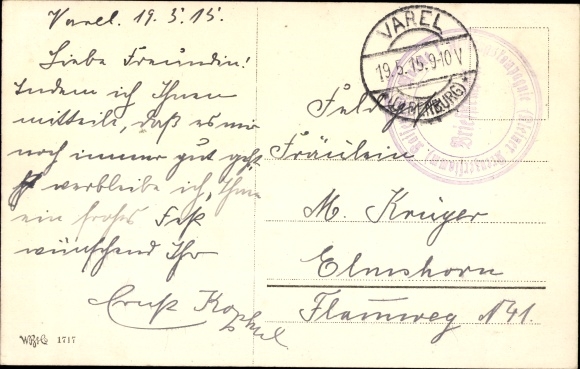 Postcard congratulations Pentecost, winter must give way to spring, laurel