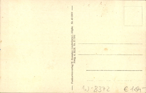 Postcard Lindenberg im Allgäu Swabia, Reichsbahnwaisenhort
