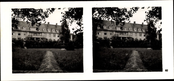 Stereokamer afbeelding foto "De NS-modelbedrijven" III 82, nr. 392, Niederlausitzer Überlandzentrale Calau