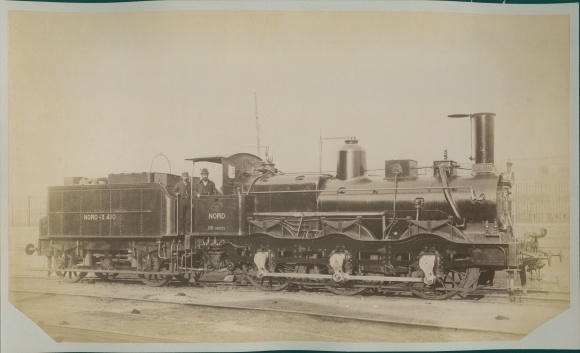 Photo Nord, French Railways, Locomotive 3.410