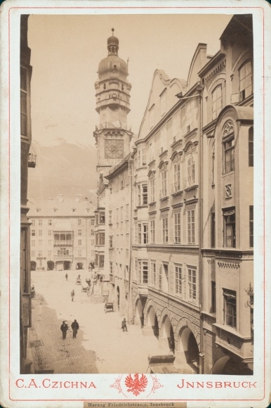 Cabinet Photo Innsbruck in Tirol, duke Friedrich Strasse, CA Czichna